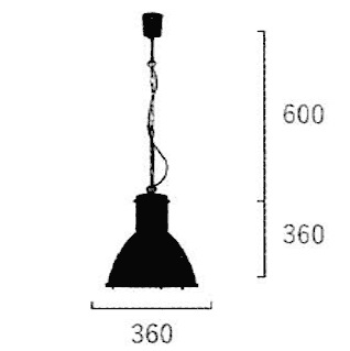 ブラック ハモサ製ペンダントライト CM-002(BK) HM-0100E-BK HERMOSA-HUNT-LAMP CM-002 S01 機能説明画像-02