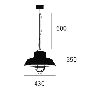 [簡易取付] グレー | MALIBU HORO LAMP(マリブランプ) ハモサ製ペンダントライト
