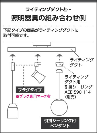 コイズミ製オプション部品 AEE590114 OPKO-0110-WH KOIZUMI C01-011 F01 機能説明画像01